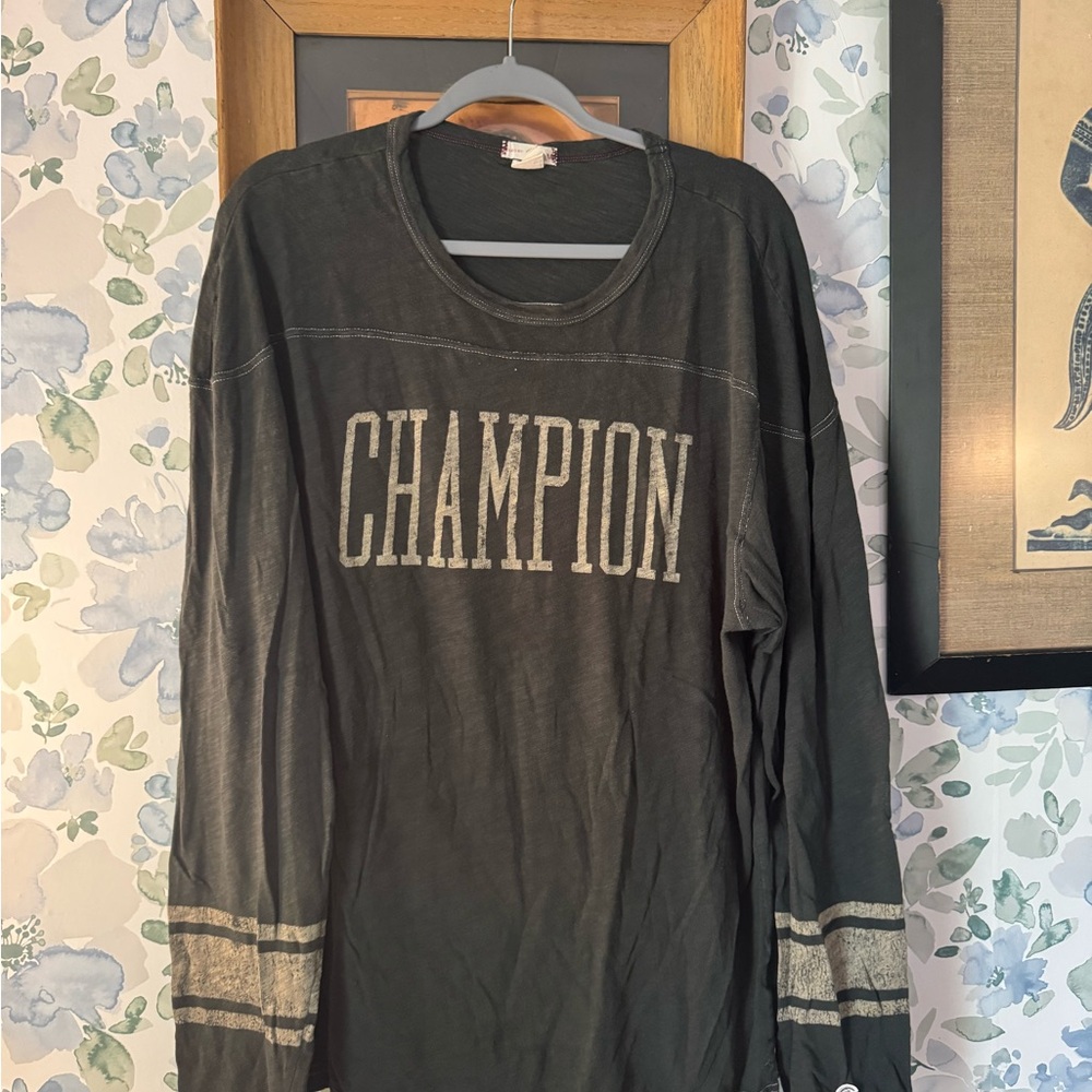 Todd Snyder champion Black Long Sleeve Tee